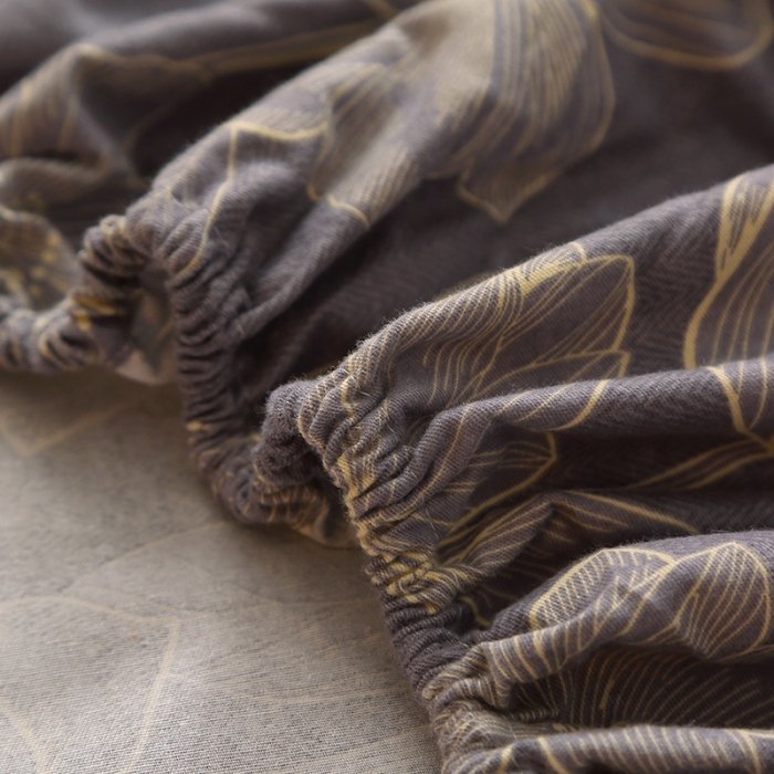 91家纺网 家纺一手货源 找家纺 晶缦家纺 2023新款典雅系全棉活性磨毛多规格单品床笠 林间晨曲