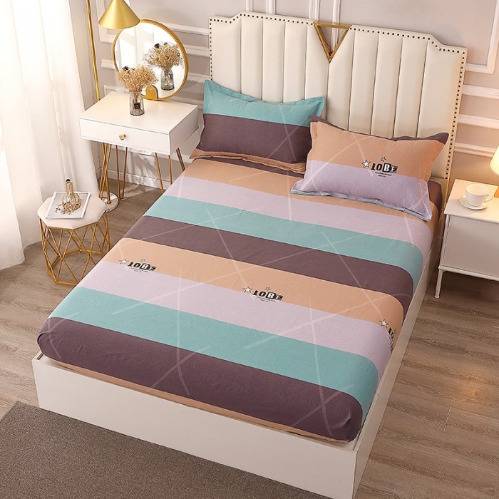 91家纺网 家纺一手货源 找家纺 晶缦家纺 2023新款典雅系全棉活性磨毛多规格单品床笠 曼哈顿