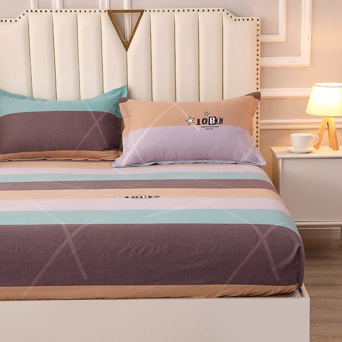 91家纺网 家纺一手货源 找家纺 晶缦家纺 2023新款典雅系全棉活性磨毛多规格单品床笠 曼哈顿