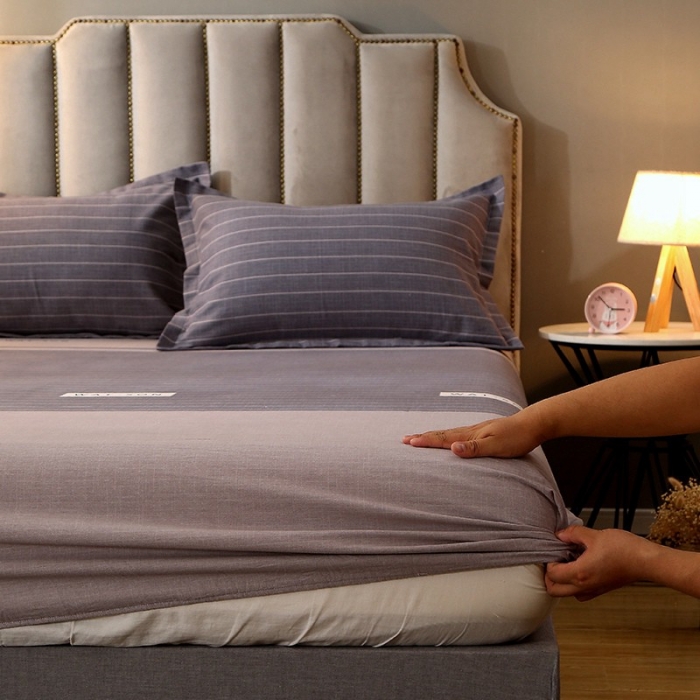 91家纺网 家纺一手货源 找家纺 晶缦家纺 2023新款典雅系全棉活性磨毛多规格单品床笠 沃森