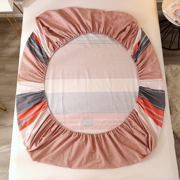 91家纺网 家纺一手货源 找家纺 晶缦家纺 2023新款典雅系全棉活性磨毛多规格单品床笠 雅颂