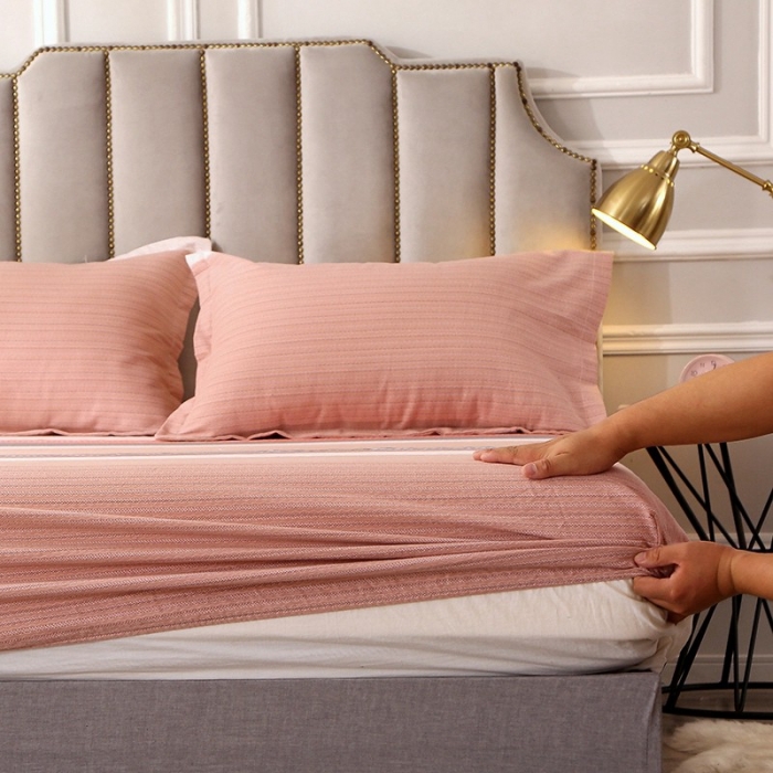 91家纺网 家纺一手货源 找家纺 晶缦家纺 2023新款典雅系全棉活性磨毛多规格单品床笠 雅颂