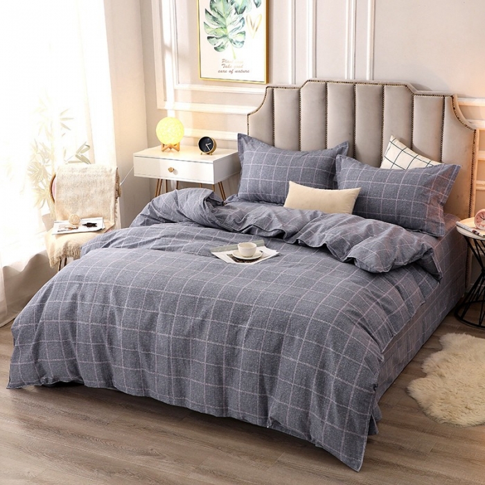 91家纺网 家纺一手货源 找家纺 晶缦 2023新款典雅系全棉活性磨毛多规格单品四件套-被套 艺术格林