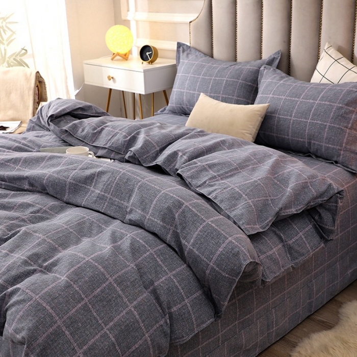 91家纺网 家纺一手货源 找家纺 晶缦 2023新款典雅系全棉活性磨毛多规格单品四件套-被套 艺术格林