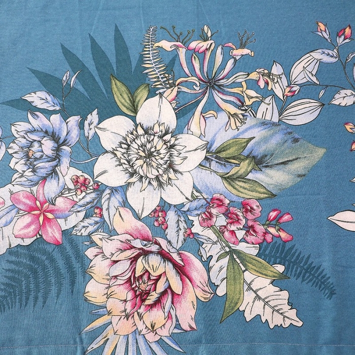 91家纺网 家纺一手货源 找家纺 晶缦家纺 2023新款典雅系全棉活性磨毛多规格单品床笠 夜来香