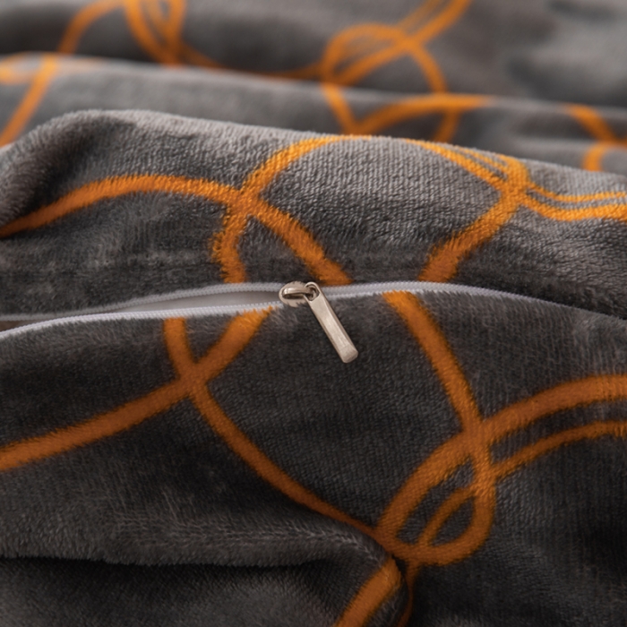 91家纺网 家纺一手货源 找家纺 梓依家纺 2023新款牛奶绒床盖款四件套 格调