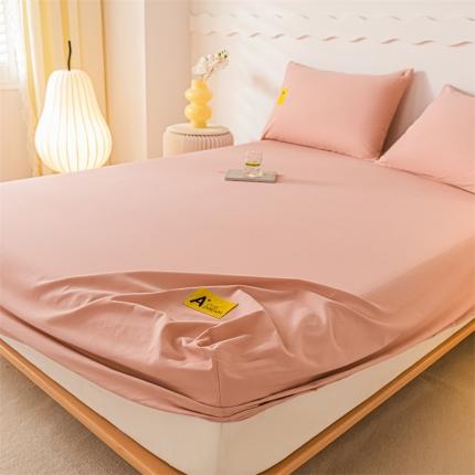 91家纺网 家纺一手货源 找家纺 蓝米卡夫 2024秋冬全棉加厚磨毛A+单床笠三件套 A+玛莎红CL