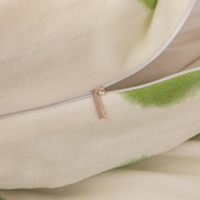 91家纺网 家纺一手货源 找家纺 梓依家纺 2023新款牛奶绒床盖款四件套 心语