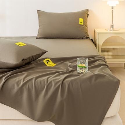 91家纺网 家纺一手货源 找家纺 蓝米卡夫 2024秋冬全棉加厚磨毛A+单床单三件套 A+玛咖CD