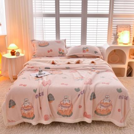 91家纺网 家纺一手货源 找家纺 （总）同田家纺 2023年新款雪花绒&amp;羊羔绒毛毯