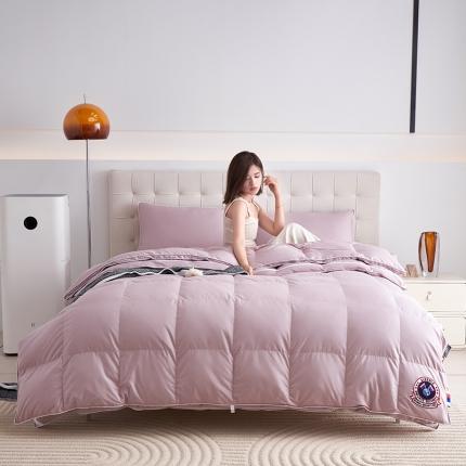 91家纺网 家纺一手货源 找家纺 新款95%优质白鹅绒全棉羽绒被子母被