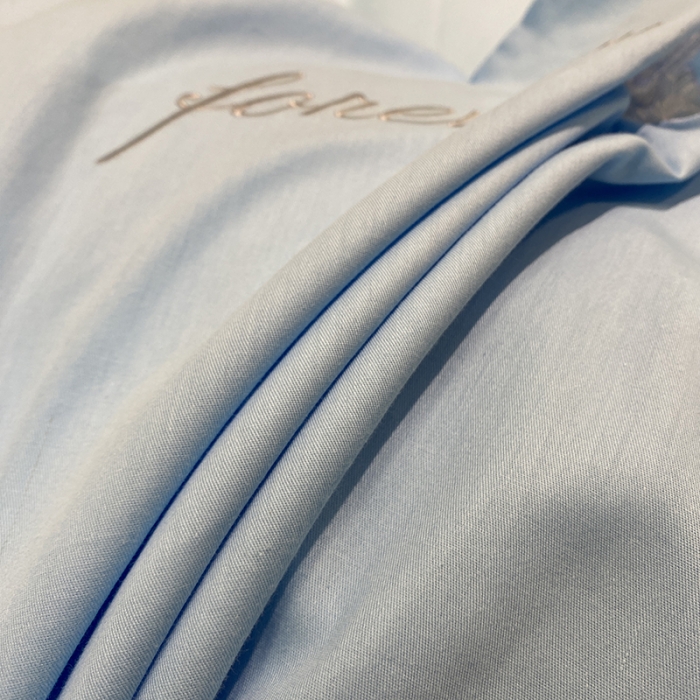 91家纺网 家纺一手货源 找家纺 欧冠 2023新款秋冬保暖60S全棉蕾丝刺绣丽丽贝尔系列四件套 马卡龙蓝