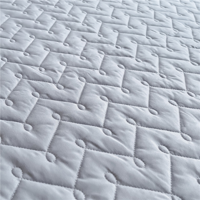 91家纺网 家纺一手货源 找家纺 十个点 2024新款水洗棉磨毛星辰单品套件系列单床裙 灰色