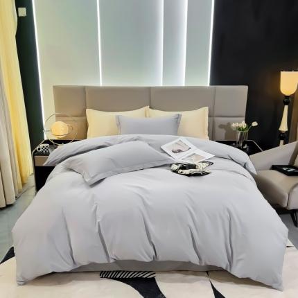 91家纺网 家纺一手货源 找家纺 名优 2024新款13376铂金新疆长绒棉四件套 时空灰