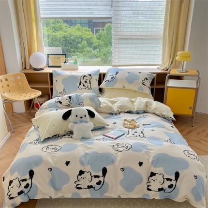 91家纺网 家纺一手货源 找家纺 （总）时年 2023新款全棉印花优选系列四件套【充值会员优惠5元】