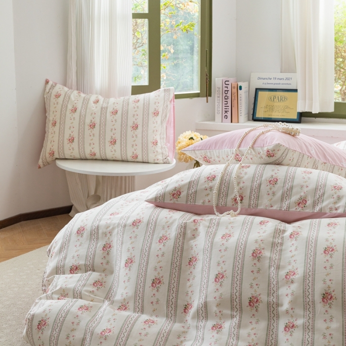 91家纺网 家纺一手货源 找家纺 （总）时年 2023新款全棉印花优选系列四件套【充值会员优惠5元】