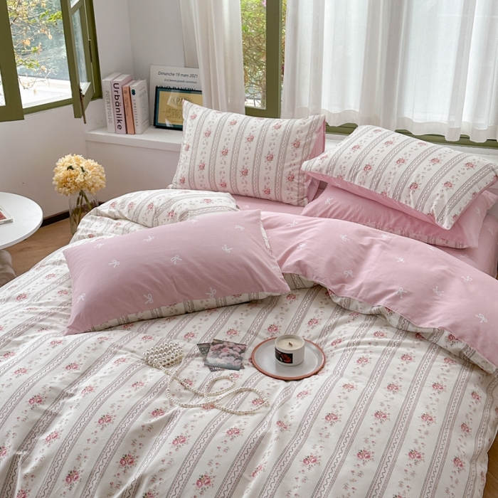 91家纺网 家纺一手货源 找家纺 （总）时年 2023新款全棉印花优选系列四件套【充值会员优惠5元】