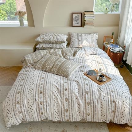 时年 2023新款全棉印花优选系列四件套 菲尔庄园