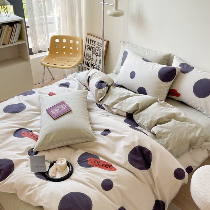 91家纺网 家纺一手货源 找家纺 时年 2023新款全棉印花优选系列四件套 库里