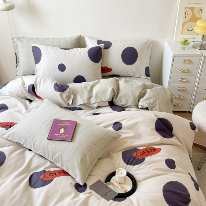 91家纺网 家纺一手货源 找家纺 时年 2023新款全棉印花优选系列四件套 库里