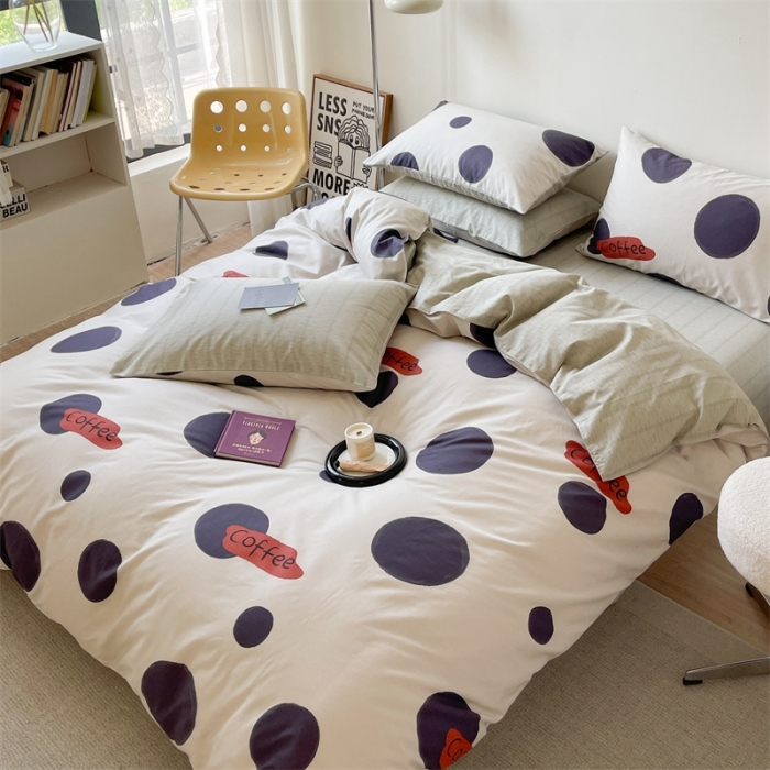 91家纺网 家纺一手货源 找家纺 时年 2023新款全棉印花优选系列四件套 库里