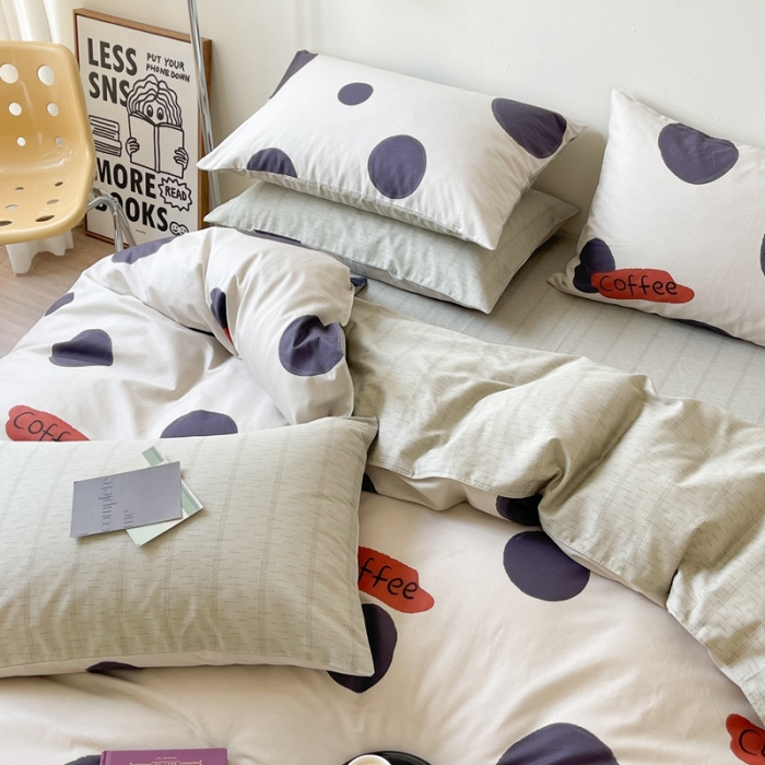 91家纺网 家纺一手货源 找家纺 时年 2023新款全棉印花优选系列四件套 库里