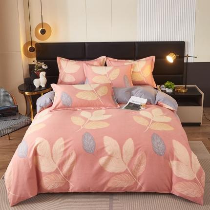 91家纺网 家纺一手货源 找家纺 （总）雲归梦 2023新款全棉AB版加厚四件套