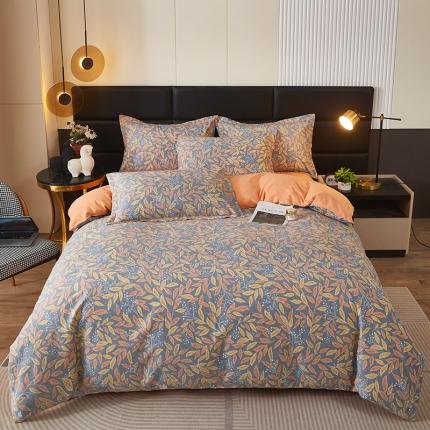 91家纺网 家纺一手货源 找家纺 （总）雲归梦 2023新款全棉AB版加厚四件套