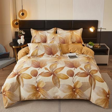 91家纺网 家纺一手货源 找家纺 （总）雲归梦 2023新款全棉AB版加厚四件套