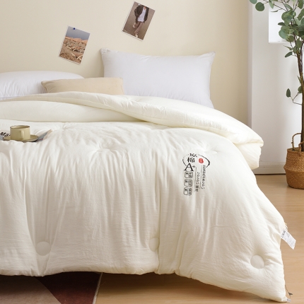 91家纺网 家纺一手货源 找家纺 （总）承柔 原棉大豆纤维被加厚冬被学生四季被芯功能被春秋被被子直播爆款