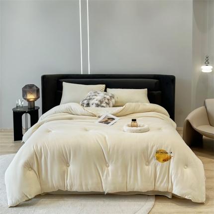 91家纺网 家纺一手货源 找家纺 （总）头等舱 2023新款云柔针织A类20大豆抗菌秋冬被（拍摄1）