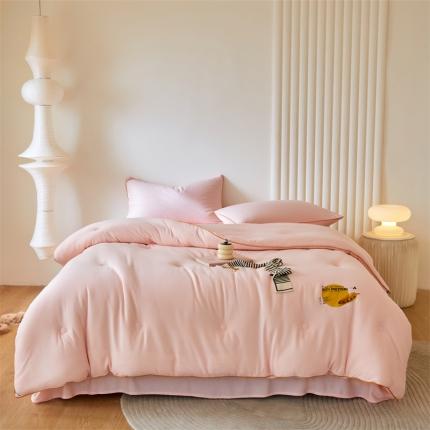 91家纺网 家纺一手货源 找家纺 （总）头等舱 2023新款云柔针织A类20大豆抗菌秋冬被（拍摄2）