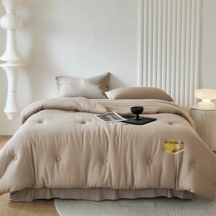 91家纺网 家纺一手货源 找家纺 （总）头等舱 2023新款云柔针织A类20大豆抗菌秋冬被（拍摄2）