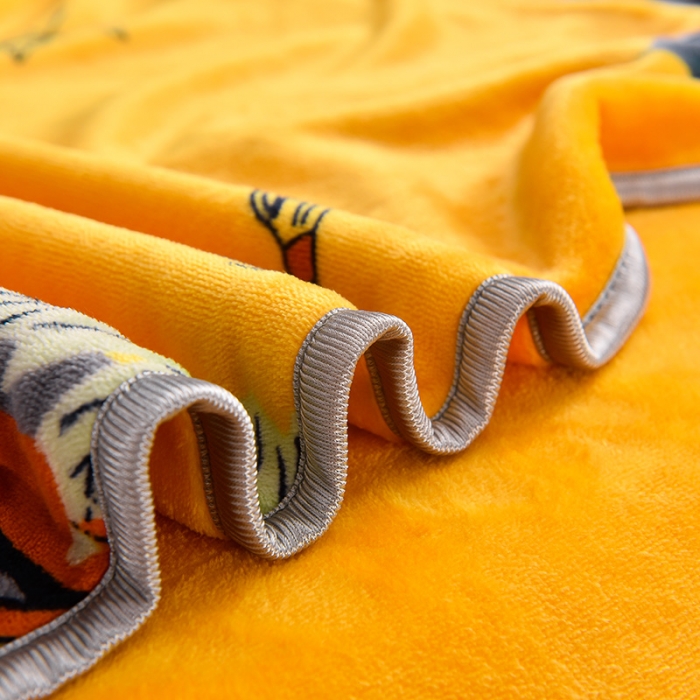 91家纺网 家纺一手货源 找家纺 盈超2023新款A类高克重印花牛奶绒金貂绒床裙款保暖绒四件套 折扇