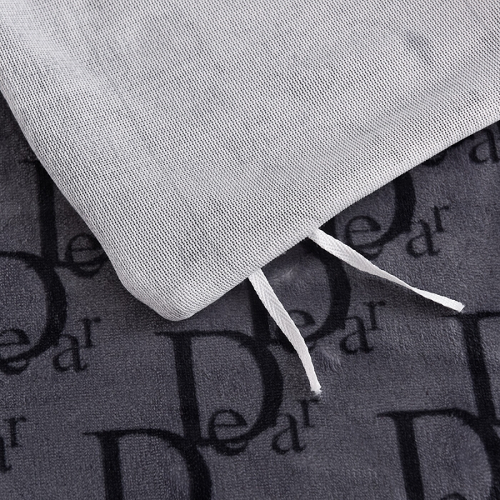 91家纺网 家纺一手货源 找家纺 盈超新款A类高克重印花牛奶绒金貂绒床裙款保暖绒四件套 DEAR风情