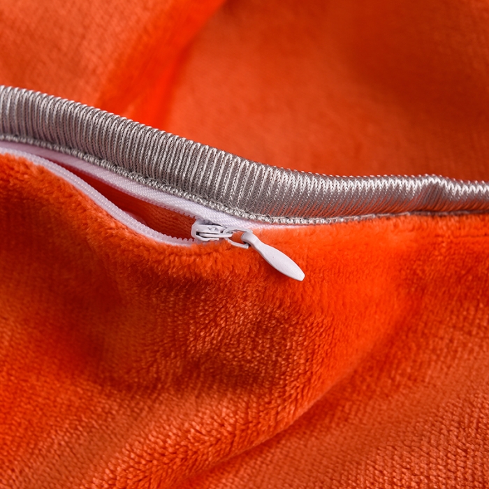 91家纺网 家纺一手货源 找家纺 盈超2023新款A类高克重印花牛奶绒金貂绒床裙款保暖绒四件套 桔色爱恋