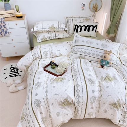 91家纺网 家纺一手货源 找家纺 总）庭笙 新款有氧双股超密暖绒/超柔仿生柔感四件套