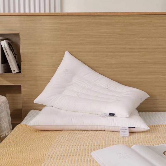 91家纺网 家纺一手货源 找家纺 （总）拾光枕芯 2023新款全棉印花抗病 毒低平枕