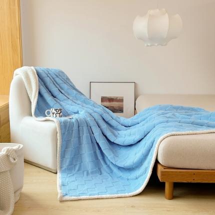 91家纺网 家纺一手货源 找家纺 （总）梦舒羽 2025直播新款高克重塔芙绒羊羔绒多功能盖毯毛毯