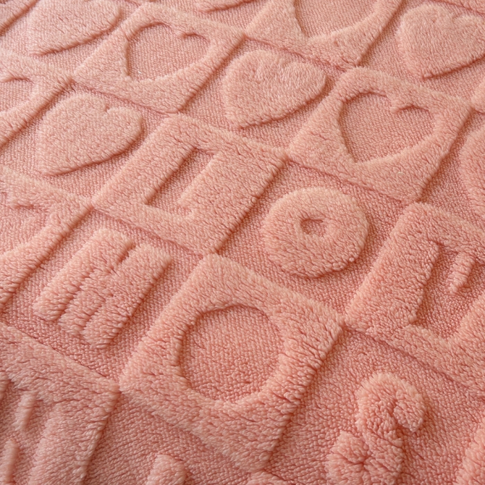 91家纺网 家纺一手货源 找家纺 梦舒羽 2025直播新款高克重塔芙绒羊羔绒多功能盖毯毛毯 简爱 粉