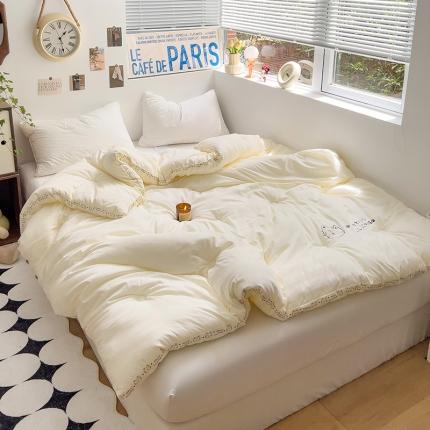 寐居 2023立体烫画边被芯小猫咪