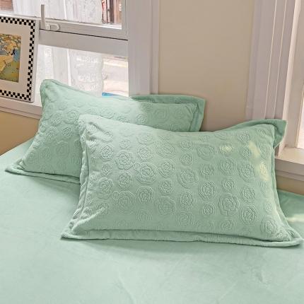 91家纺网 家纺一手货源 找家纺 （总）寐居家纺 2023年高克重烂花牛奶绒枕套