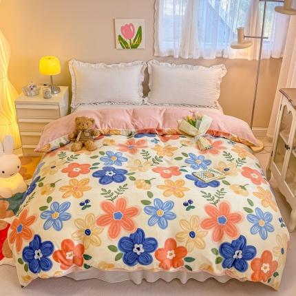 91家纺网 家纺一手货源 找家纺 （总）眠博士 2023新款系列9印花简单款三件套