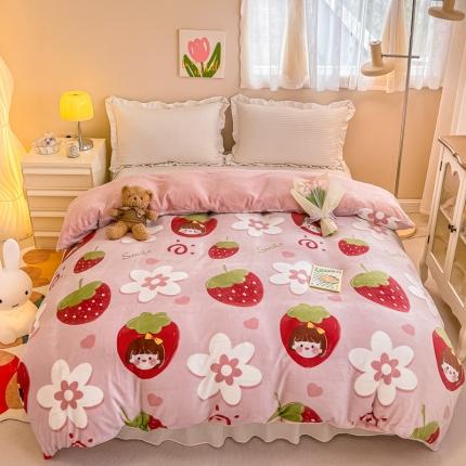 91家纺网 家纺一手货源 找家纺 （总）眠博士 2023新款系列9印花简单款三件套