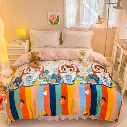 91家纺网 家纺一手货源 找家纺 （总）眠博士 2023新款系列9印花简单款三件套