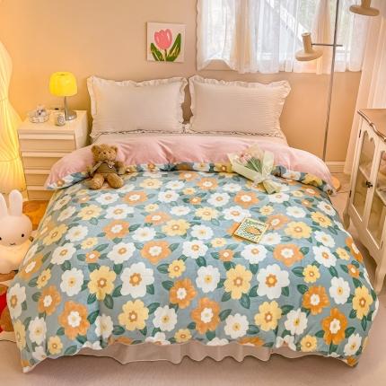 91家纺网 家纺一手货源 找家纺 （总）眠博士 2023新款系列9印花简单款三件套