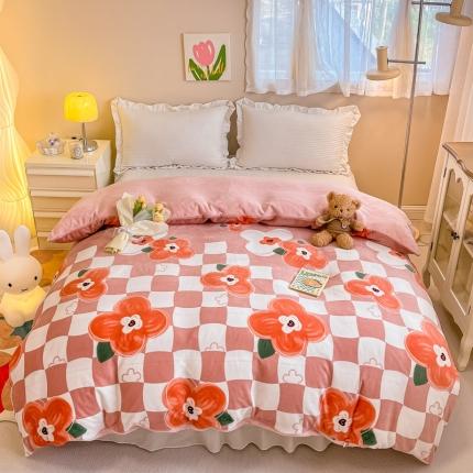 91家纺网 家纺一手货源 找家纺 （总）眠博士 2023新款系列9印花简单款三件套