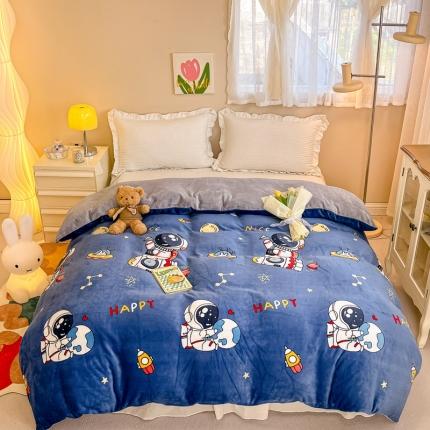 91家纺网 家纺一手货源 找家纺 （总）眠博士 2023新款系列9印花简单款三件套