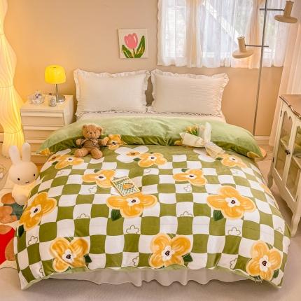 91家纺网 家纺一手货源 找家纺 （总）眠博士 2023新款系列9印花简单款三件套