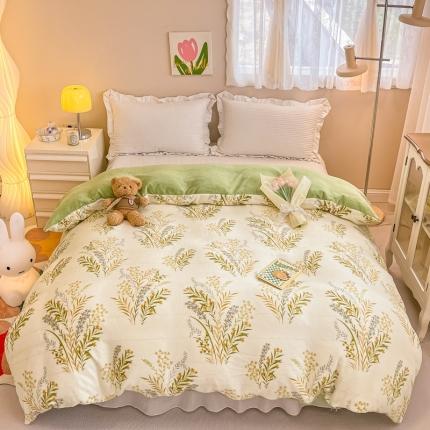 91家纺网 家纺一手货源 找家纺 （总）眠博士 2023新款系列9印花简单款三件套